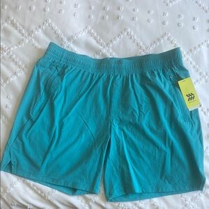All in Motion Teal Quick-Dry Shorts